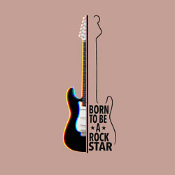 Свитшот хлопковый мужской Rock star, цвет: пыльно-розовый — фото 2