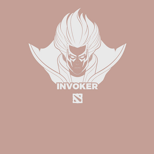 Мужской свитшот Invoker из Доты 2 / Пыльно-розовый – фото 3