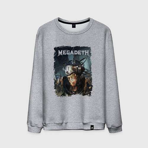 Мужской свитшот Megadeth Poster Z / Меланж – фото 1