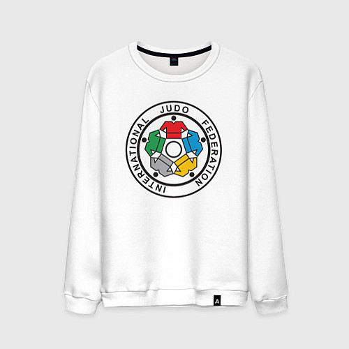 Мужской свитшот Judo Federation / Белый – фото 1