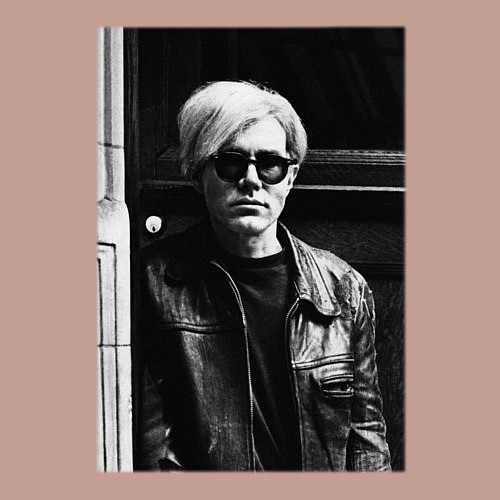 Мужской свитшот Энди Уорхол / Пыльно-розовый – фото 3