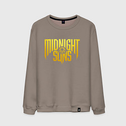 Свитшот хлопковый мужской Midnight Suns, цвет: утренний латте