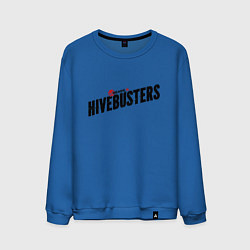 Свитшот хлопковый мужской Hivebusters, цвет: синий