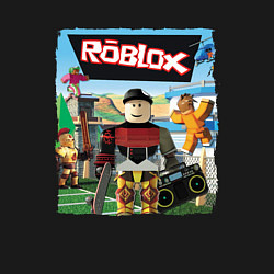 Свитшот хлопковый мужской ROBLOX РОБЛОКС Z, цвет: черный — фото 2