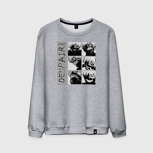 Мужской свитшот Kanekis Despair / Меланж – фото 1