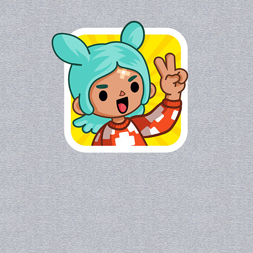 Мужской свитшот Icon Toca Boca / Меланж – фото 3