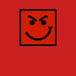 Свитшот хлопковый мужской BON JOVI HAVE A NICE DAY SMILE LOGO, цвет: красный — фото 2