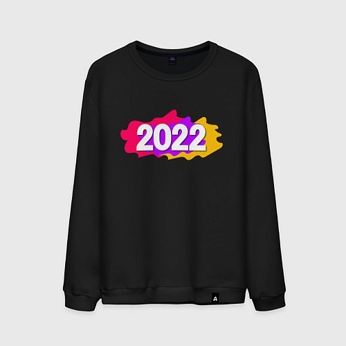 Мужской свитшот Двадцать второй год / Черный – фото 1