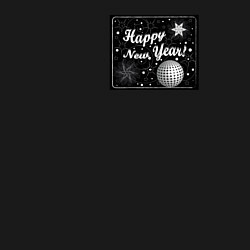 Свитшот хлопковый мужской New Years Eve, цвет: черный — фото 2