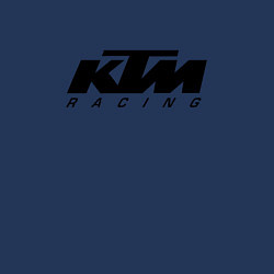 Свитшот хлопковый мужской КТМ МОТОКРОСС KTM RACING, цвет: тёмно-синий — фото 2