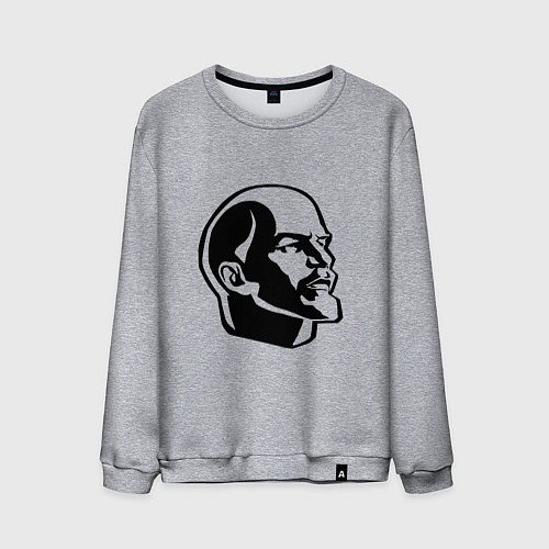 Мужской свитшот Ленин Владимир Ильич / Меланж – фото 1