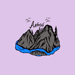 Свитшот хлопковый мужской Altay 1, цвет: лаванда — фото 2