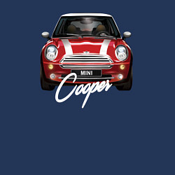 Свитшот хлопковый мужской Авто Mini Cooper, цвет: тёмно-синий — фото 2