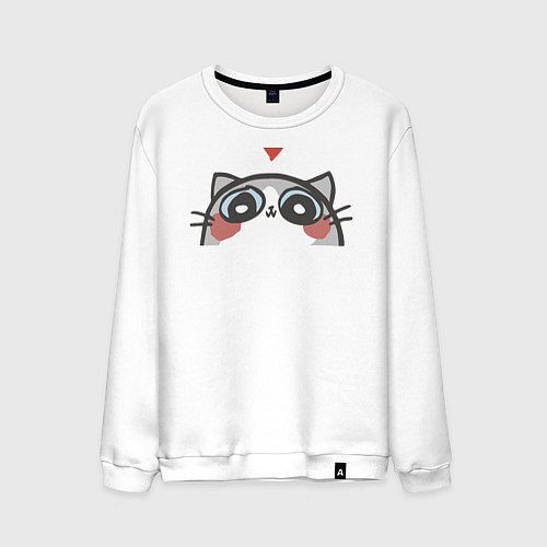 Мужской свитшот Котя влюбился / Белый – фото 1