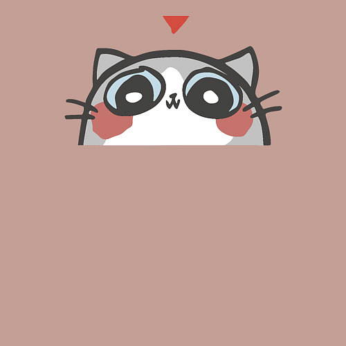 Мужской свитшот Котя влюбился / Пыльно-розовый – фото 3