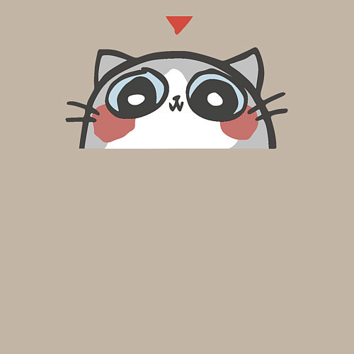 Мужской свитшот Котя влюбился / Миндальный – фото 3