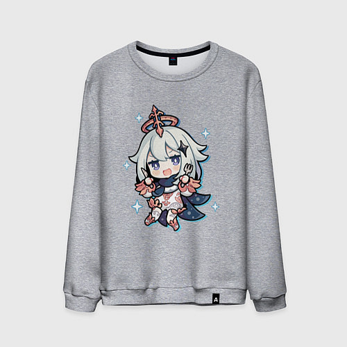 Мужской свитшот Paimon тян / Меланж – фото 1