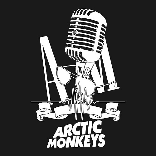 Мужской свитшот Arctic Monkeys, рок / Черный – фото 3
