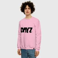 Свитшот хлопковый мужской DayZ, цвет: светло-розовый — фото 2