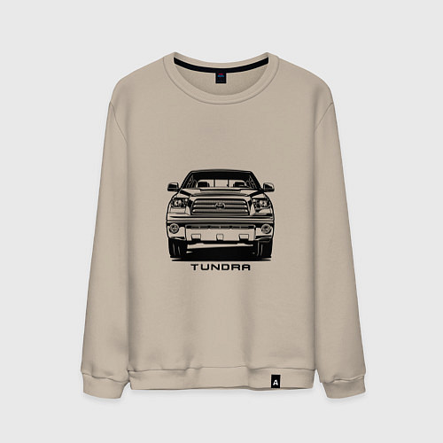 Мужской свитшот Тойота Тундра / Миндальный – фото 1