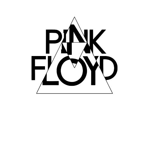 Мужской свитшот PINK FLOYD LOGO ПИНК ФЛОЙД / Белый – фото 3