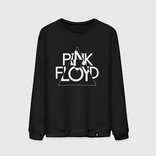 Мужской свитшот PINK FLOYD LOGO ПИНК ФЛОЙД ЛОГОТИП / Черный – фото 1