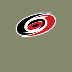 Свитшот хлопковый мужской Каролина Харрикейнз логотип, цвет: авокадо — фото 2