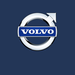 Свитшот хлопковый мужской Volvo, логотип, цвет: тёмно-синий — фото 2