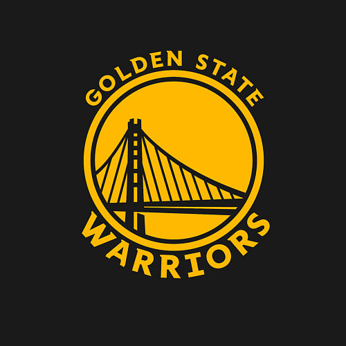 Мужской свитшот Golden state Warriors NBA / Черный – фото 3