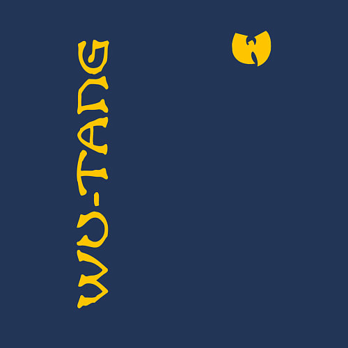 Мужской свитшот WU TANG CLAN LOGO YELLOW / Тёмно-синий – фото 3