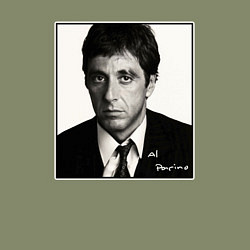 Свитшот хлопковый мужской Аль Пачино Al Pacino, цвет: авокадо — фото 2