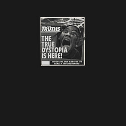 Свитшот хлопковый мужской Dystopia Travis Scott, цвет: черный — фото 2