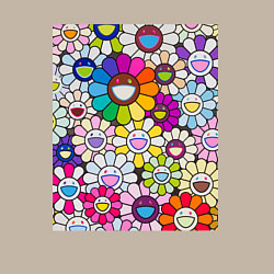 Свитшот хлопковый мужской Field of Flowers Мураками, цвет: миндальный — фото 2