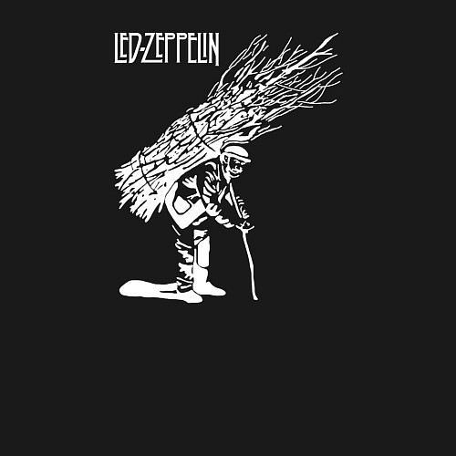 Мужской свитшот Led Zeppelin IV альбом / Черный – фото 3