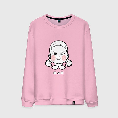 Мужской свитшот Killer - Doll / Светло-розовый – фото 1