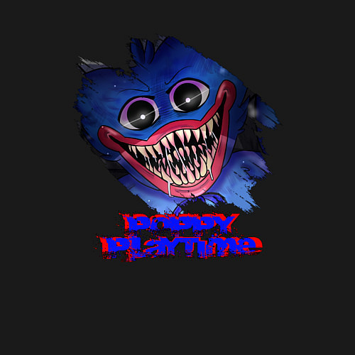 Мужской свитшот POPPY PLAYTIME: MONSTER / Черный – фото 3