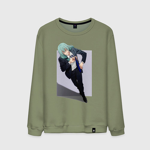 Мужской свитшот Махито из Магической Битвы 1000 летний ребенок / Авокадо – фото 1