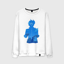 Свитшот хлопковый мужской Чайльд Тарталья Tartaglia, цвет: белый