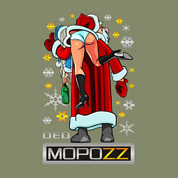 Свитшот хлопковый мужской ДЕД МОРОZZ, цвет: авокадо — фото 2
