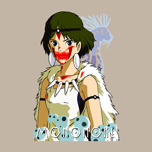 Мужской свитшот Angry princess / Миндальный – фото 3