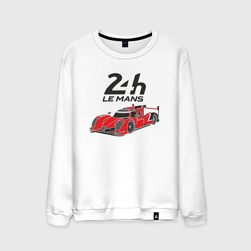 Мужской свитшот Гонки LE MANS 24h / Белый – фото 1