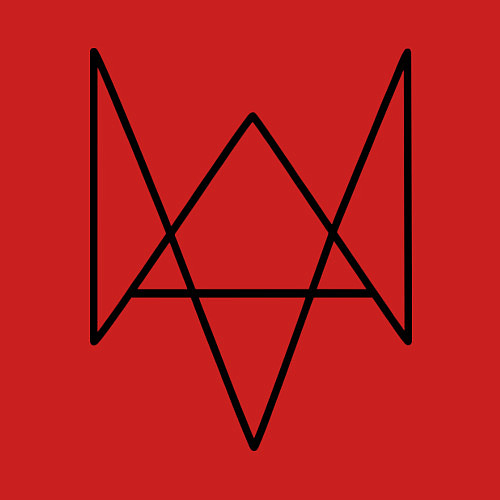 Мужской свитшот Watch Dogs / Красный – фото 3