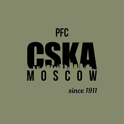 Свитшот хлопковый мужской CSKA since 1911, цвет: авокадо — фото 2