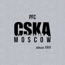 Свитшот хлопковый мужской CSKA since 1911, цвет: меланж — фото 2