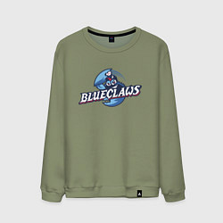 Мужской свитшот Jersey shore Blue claws - baseball team