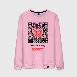 Мужской свитшот QR-Love