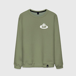 Свитшот хлопковый мужской OBLADAET P7AY3R5, цвет: авокадо