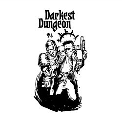 Свитшот хлопковый мужской DARKEST DUNGEON РЫЦАРЬ И БАНДИТ, цвет: белый — фото 2