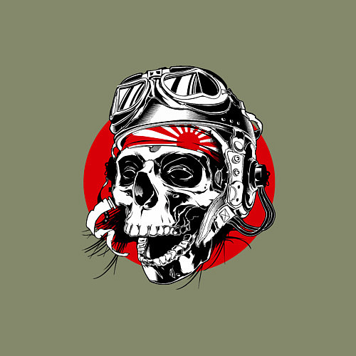 Мужской свитшот Pilot kamikadze / Авокадо – фото 3