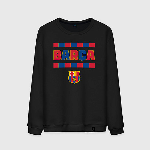 Мужской свитшот Barcelona FC ФК Барселона / Черный – фото 1